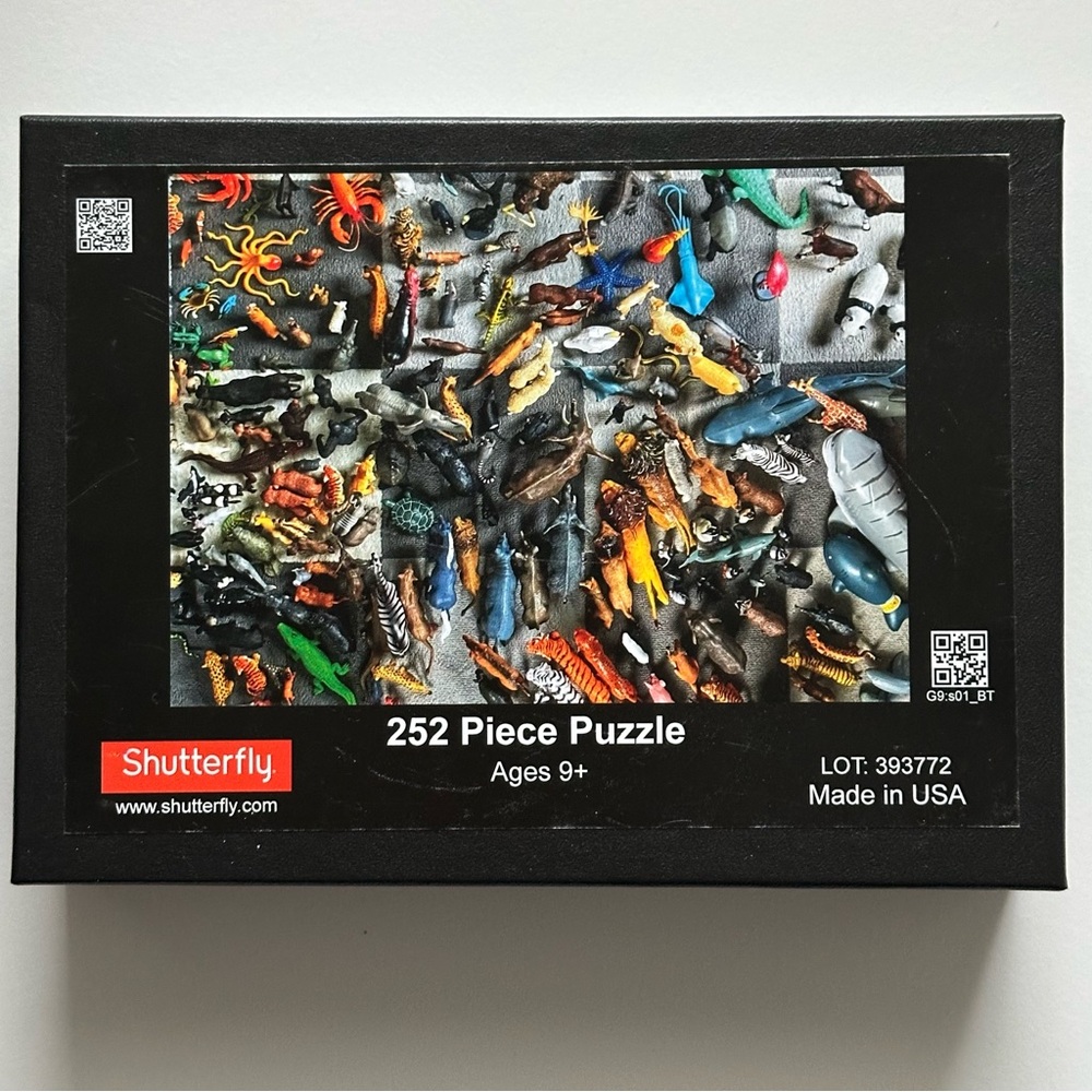 252 Piece Animal Puzzle - Multicolor
